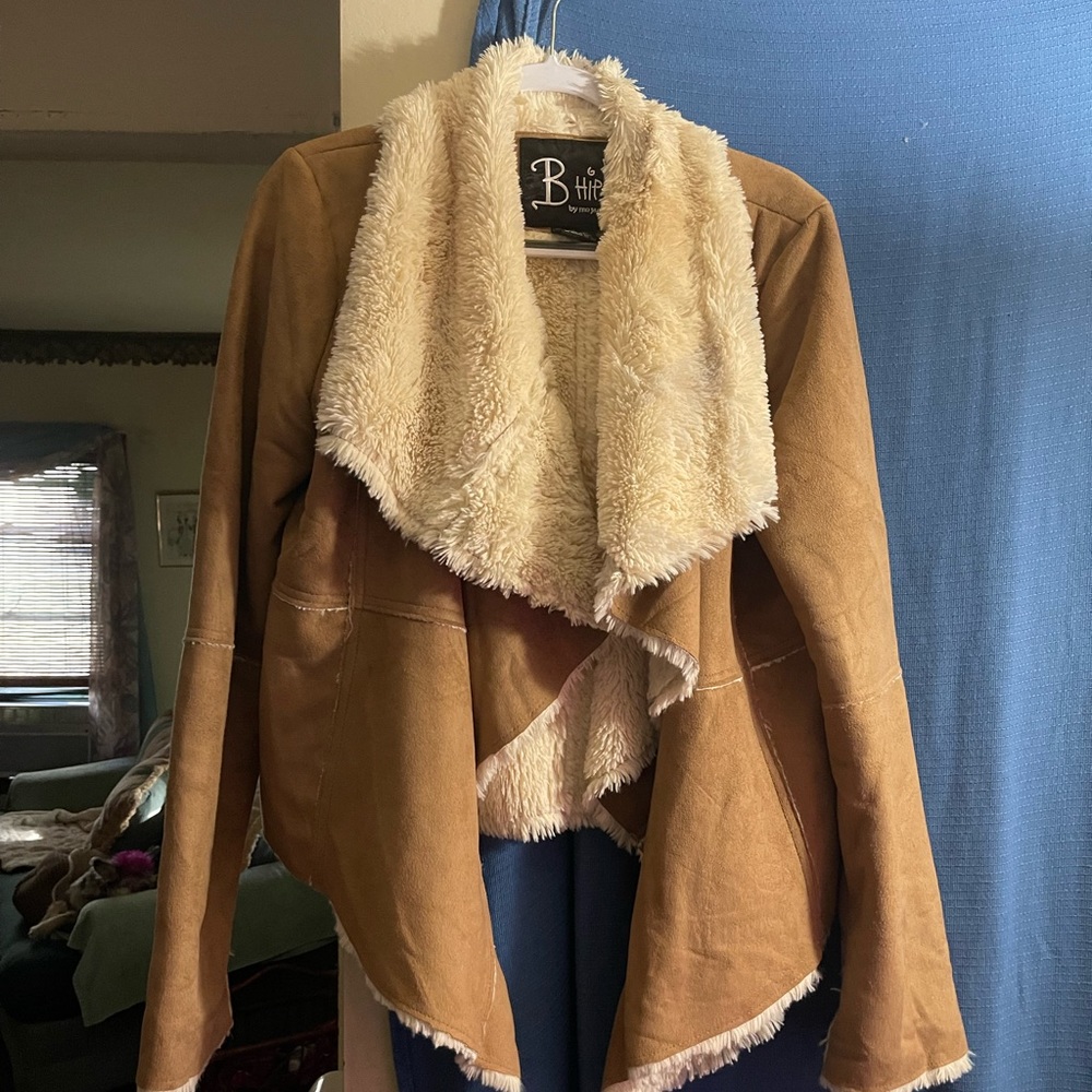“Be Hip” suede like coat!